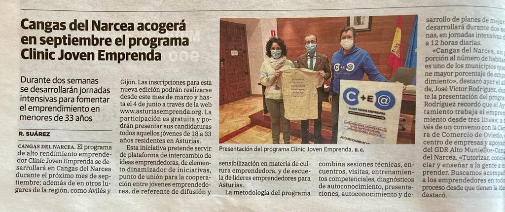 Asturias joven emprenda Presentación Cangas